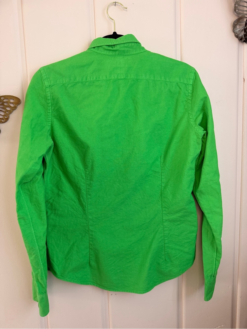 Ralph Lauren Green Button-Down Oxford Shirt Slim fit sz10 - Picture 2 of 4